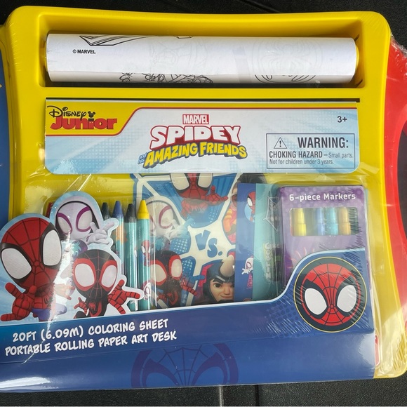 Disney Other - Disney Junior Marvel Spidey Art Desk